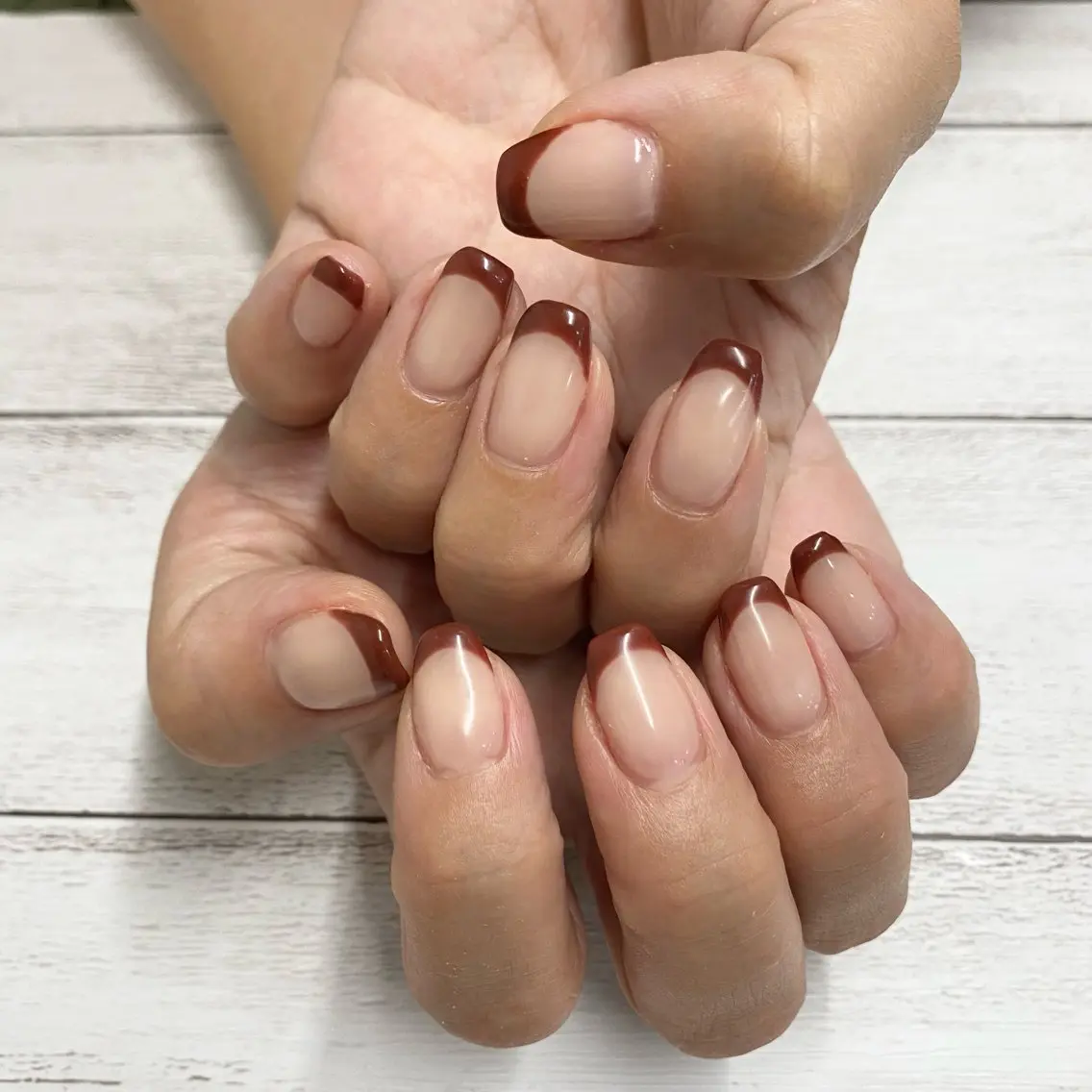 ネイル フレンチネイル シンプルネイル ハンドネイル nail salon muuのネイルデザイン