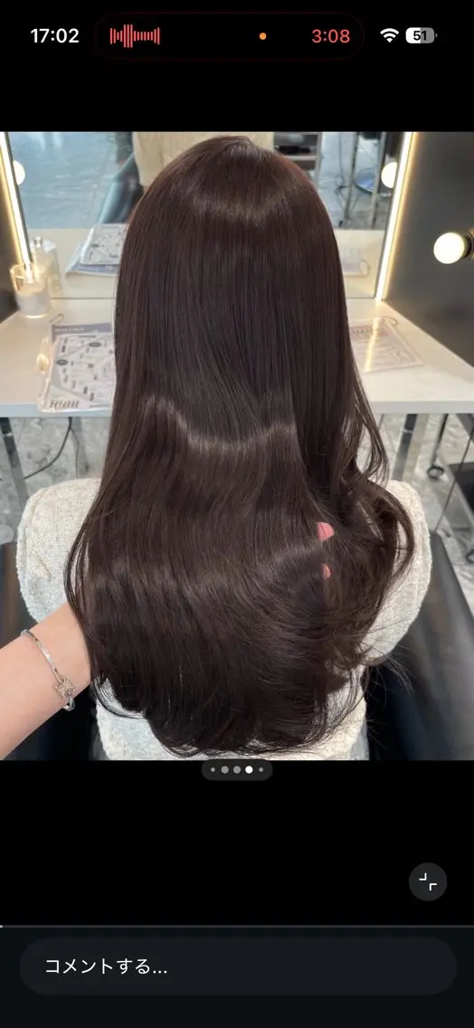 ロング カラー 透明感オリーブ🌿‬ HARUNE🕊のヘアスタイル