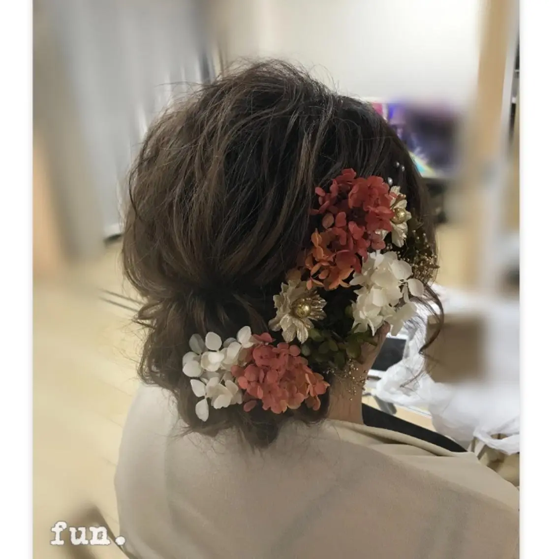 セミロング ヘアアレンジ fun./ヘアセット /エクステ/着付のその他イメージ
