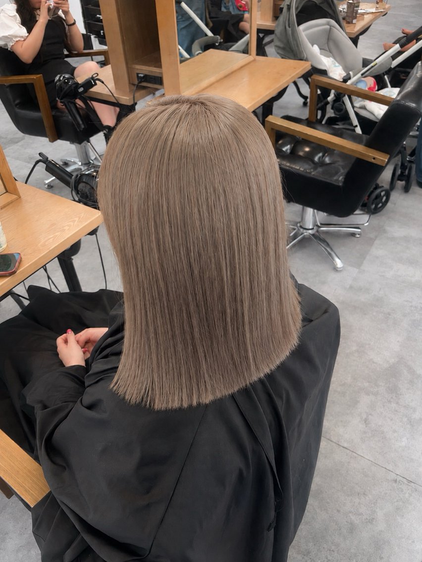 ミディアム カット ヘアカラー CIEL岡山店／ Chida ⛄️のヘアスタイル
