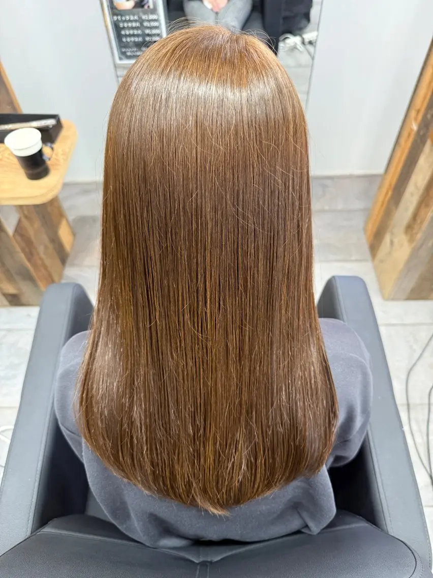 ロング カラー ベージュカラー ハイトーンカラー トリートメント ヘアカラー トリートメント SHICUNEアサミ /ショート/メンズのヘアスタイル
