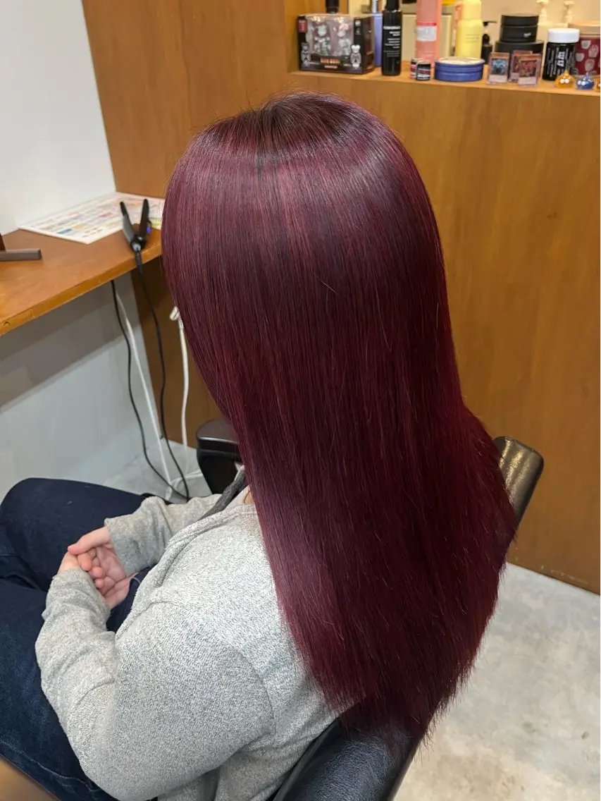ロング カラー ヘアカラー トリートメント 🌺海外風・中明度 透明感yui🌺のヘアスタイル