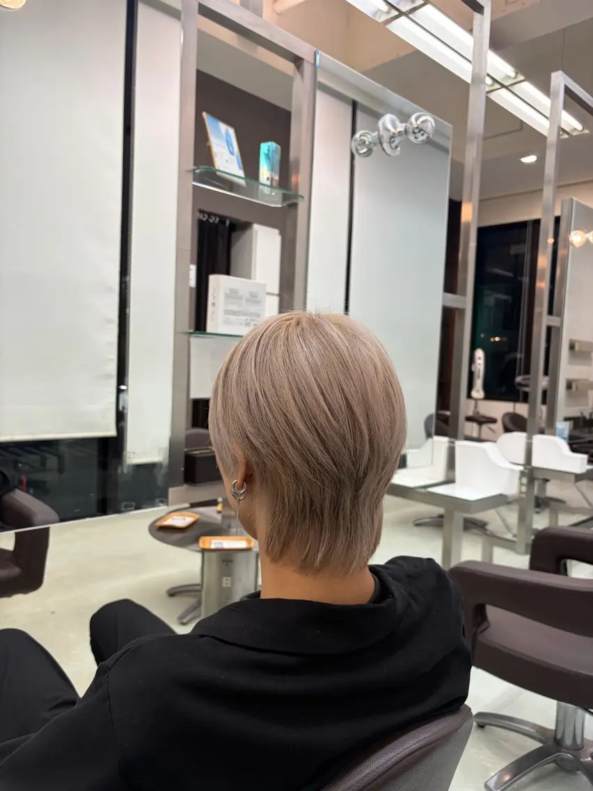 カラー メンズ メンズブリーチ マッシュ シースルーマッシュ ブリーチ カット ヘアカラー トリートメント WILL 上村拳吾 似合わせ特化のヘアスタイル