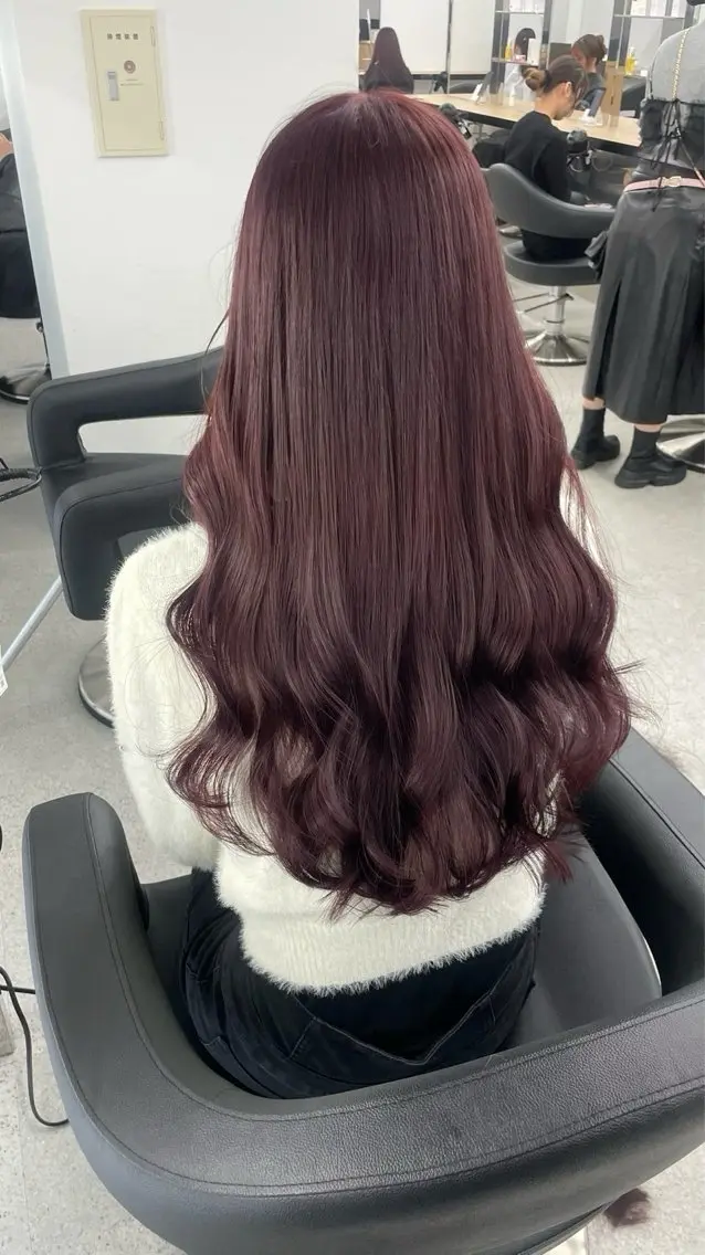 ロング カラー ヘアカラー うる艶ストレート♡透 明感カラー♡かずまるのヘアスタイル