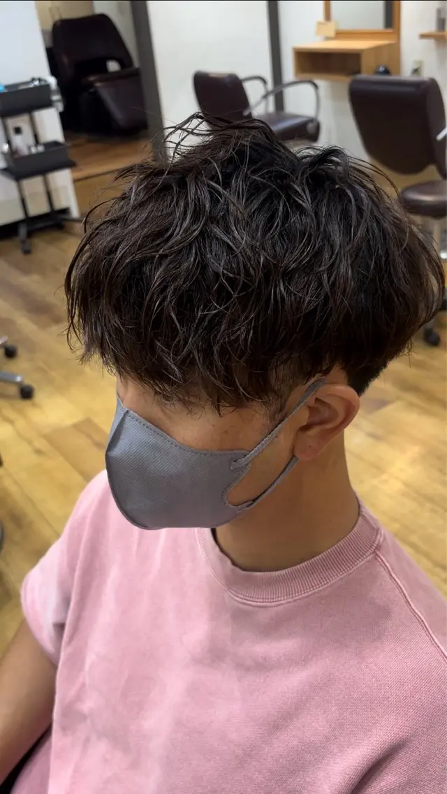 ショート パーマ メンズ メンズパーマ メンズツイストパーマ ツイストパーマ 🌈メンズ特化 大滝　宜史🌈のヘアスタイル
