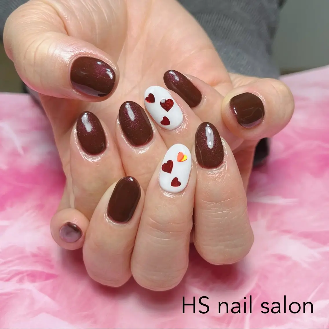ミディアム ハンドネイル hs nail salonのネイルデザイン