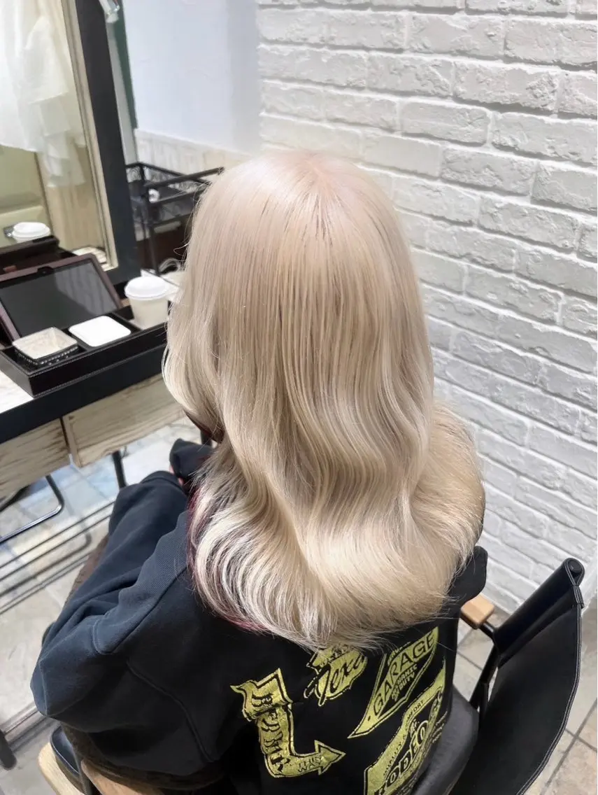 ロング ヘアカラー 韓国風ヘア♥ nonoのヘアスタイル