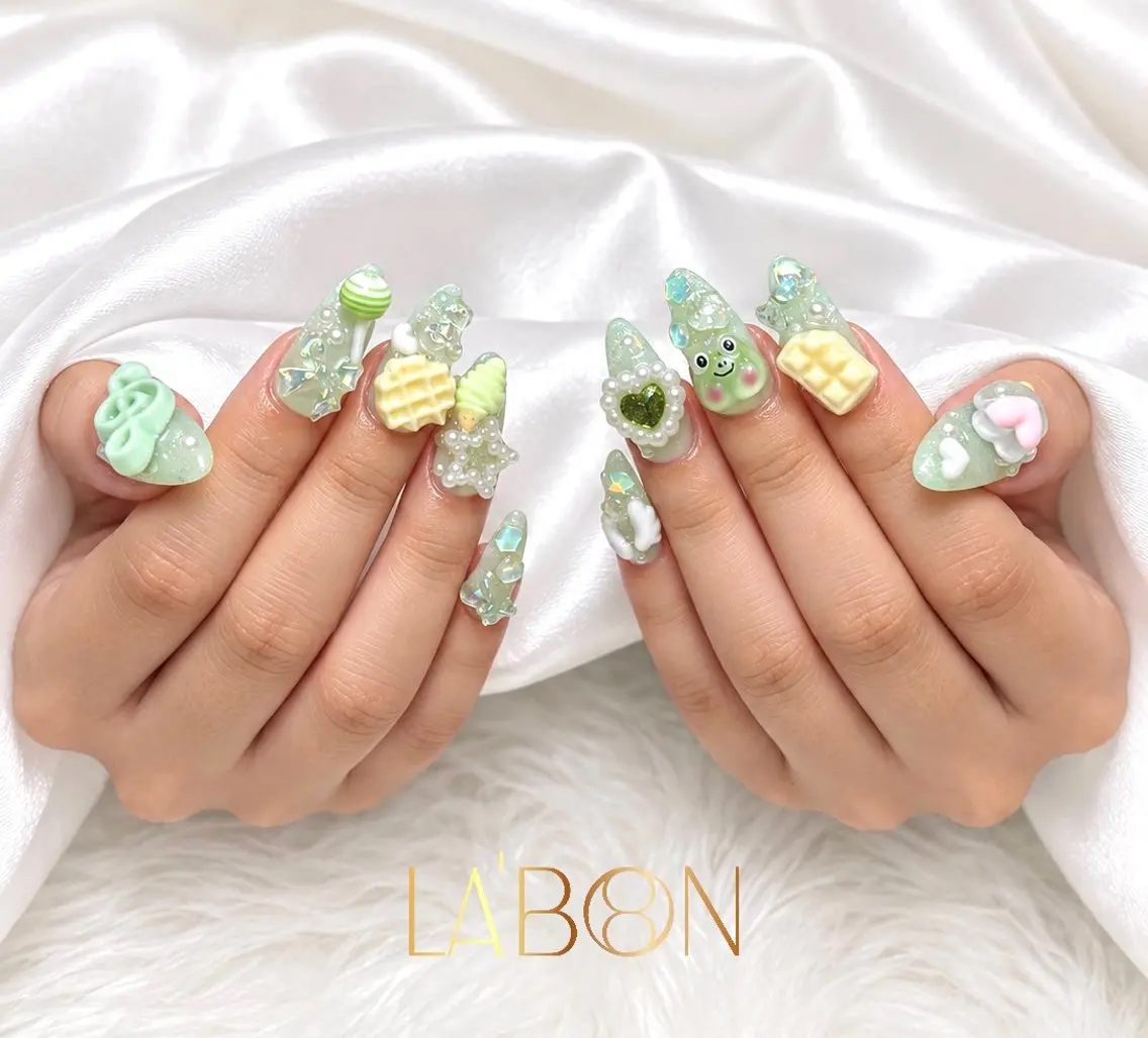 ネイル ロングネイル スカルプネイル Labon Nails Artのネイルデザイン