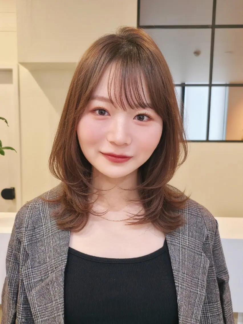 カット+カラー　✨動画撮影、SNS投稿OK✨顔出しOK✨レイヤースタイルのみ受付の写真
