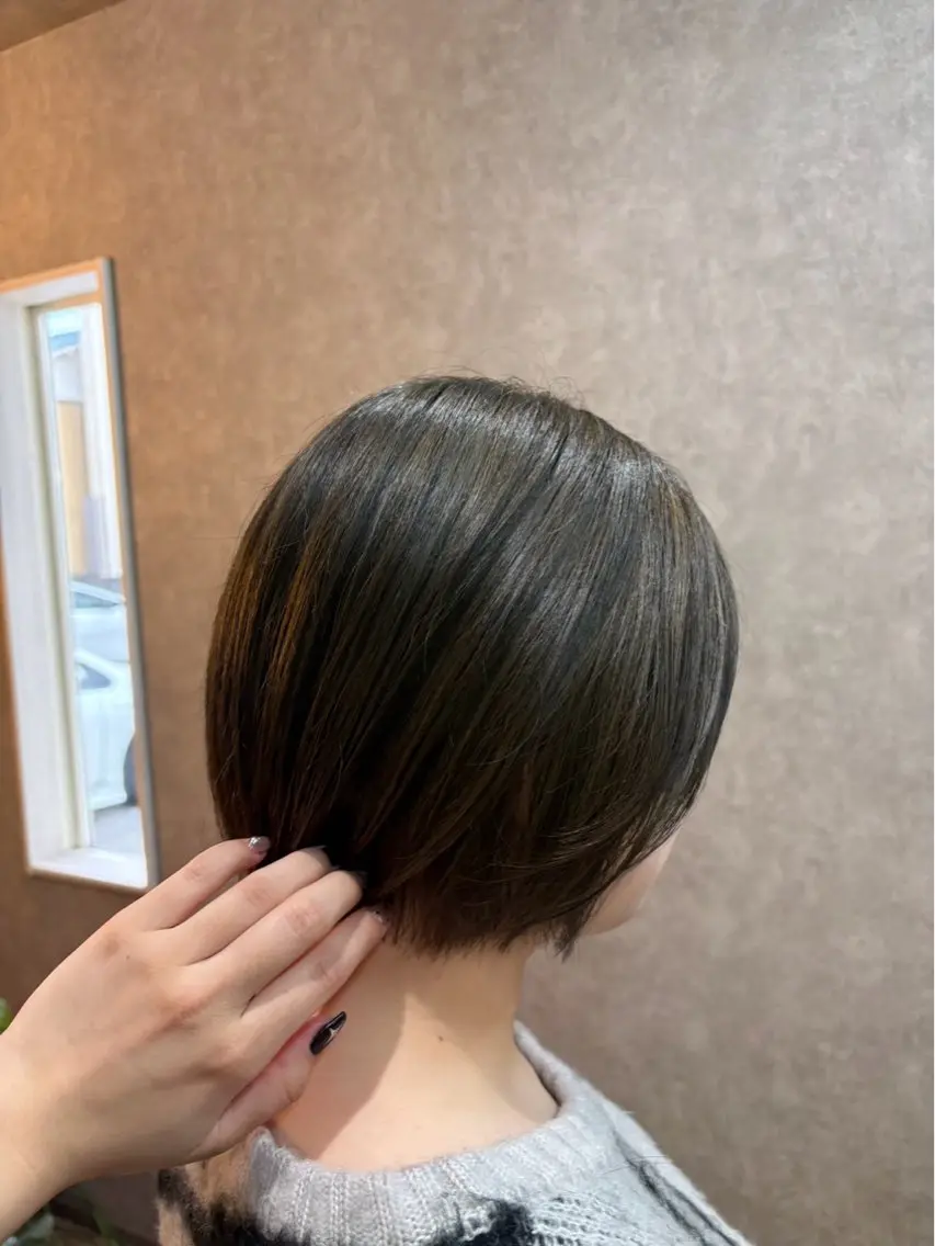ショート ボブ . みおのヘアスタイル