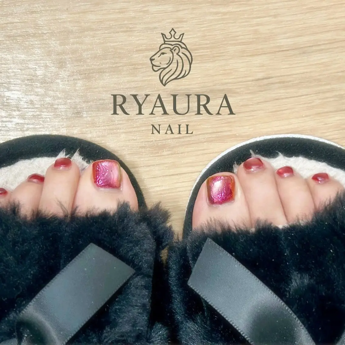 ネイル フットネイル RYAURA NAILのネイルデザイン