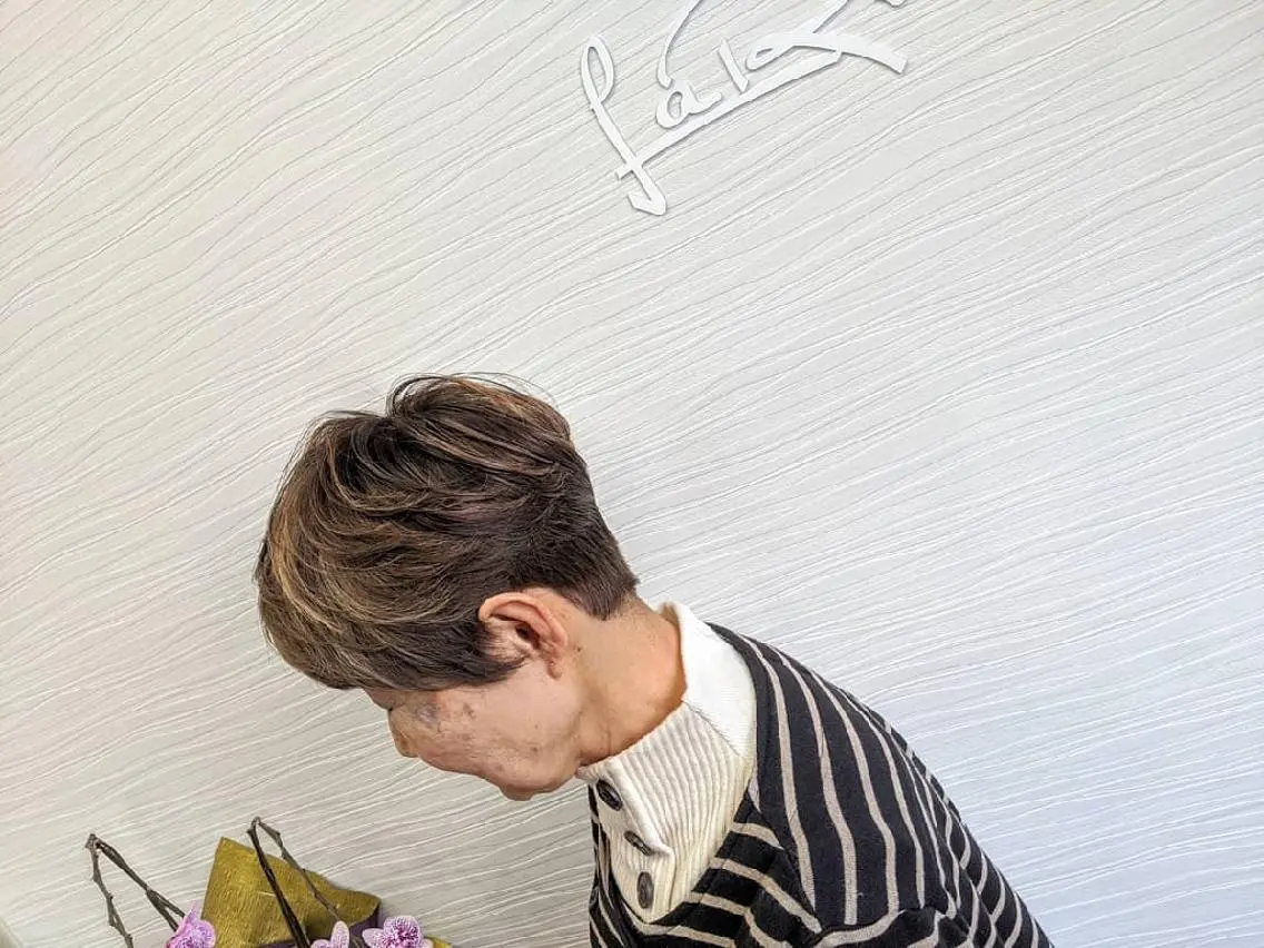 ショート ハイライト LaRmE 代表　HoHaRa.のヘアスタイル