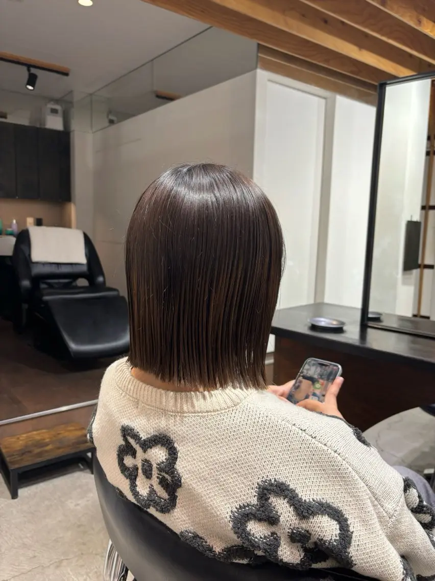 ショート カラー パーマ 🧃吉祥寺/ショート ボブ/カサイ🧃のヘアスタイル