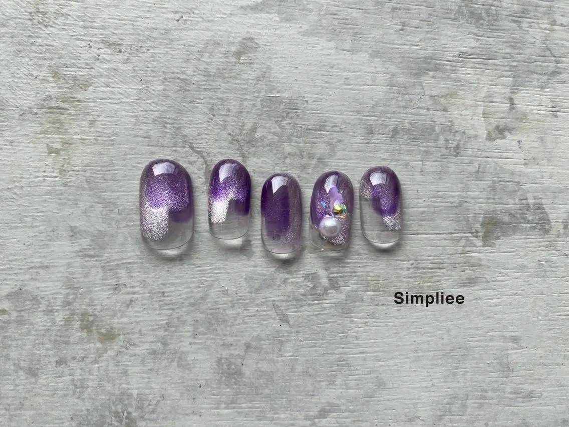ネイル シンプルネイル ハンドネイル 🎀MOENA/渋谷 シンプリーNAILのネイルデザイン
