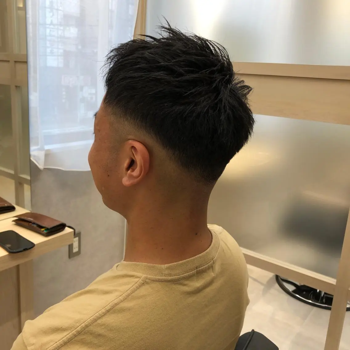 ショート カラー メンズ フェードカット カット ヘッドスパ sho-go /tocca船橋南口のヘアスタイル