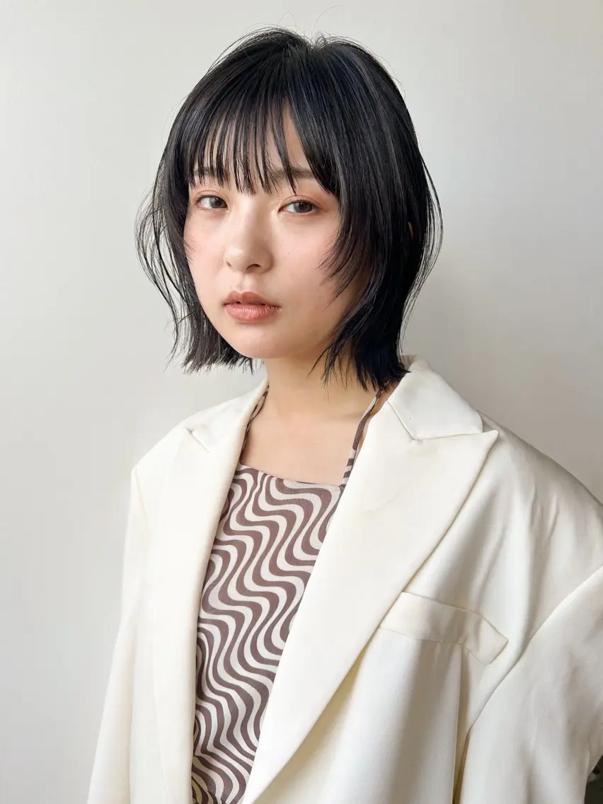 ショート カラー 原 瑞希のヘアスタイル