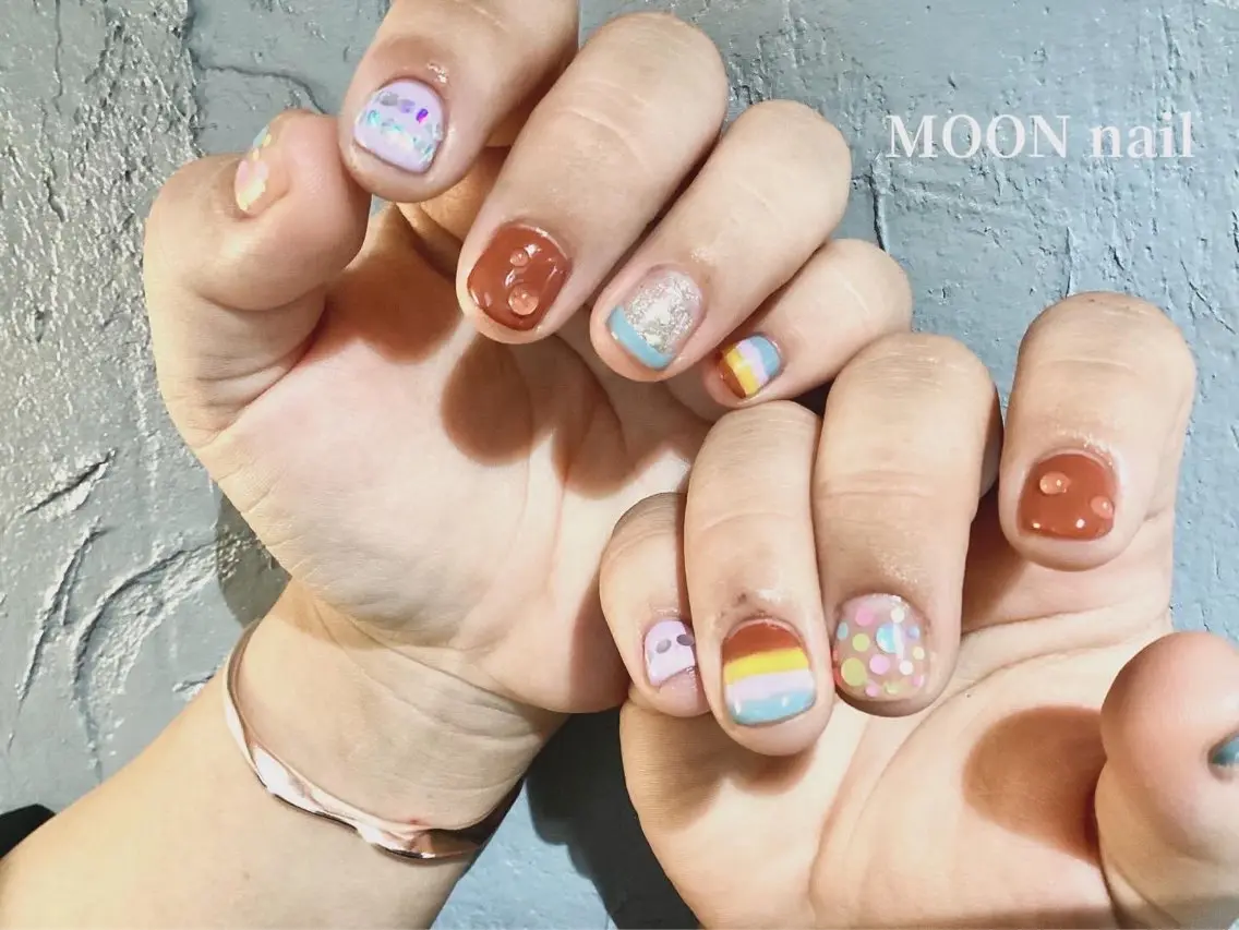 ネイル ハンドネイル 浦添 MOON  nailのネイルデザイン