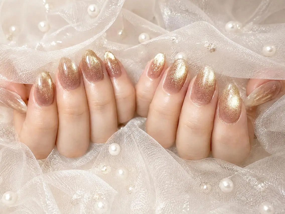 ミディアム ハンドネイル 本町/北浜peTiT sayakaのネイルデザイン