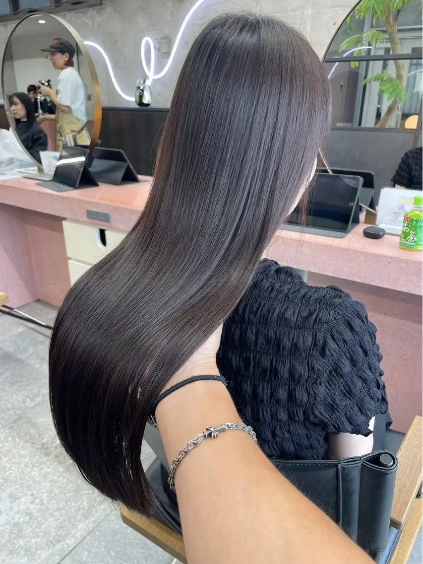 【当日予約限定】カット+酸性ストレート+クイックトリートメントの写真
