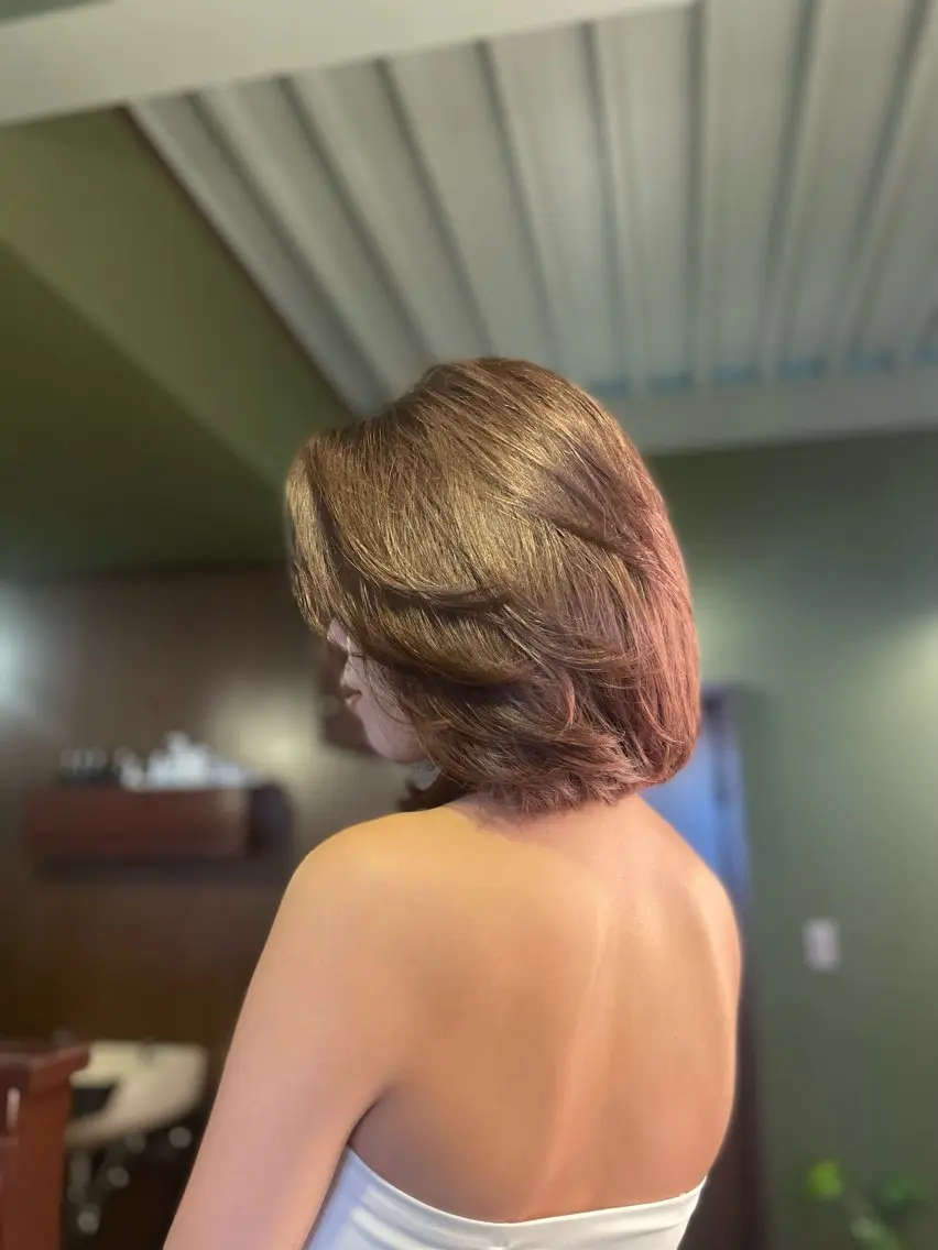 ミディアム カラー カット ヘアカラー トリートメント PATH-hair. storeのヘアスタイル