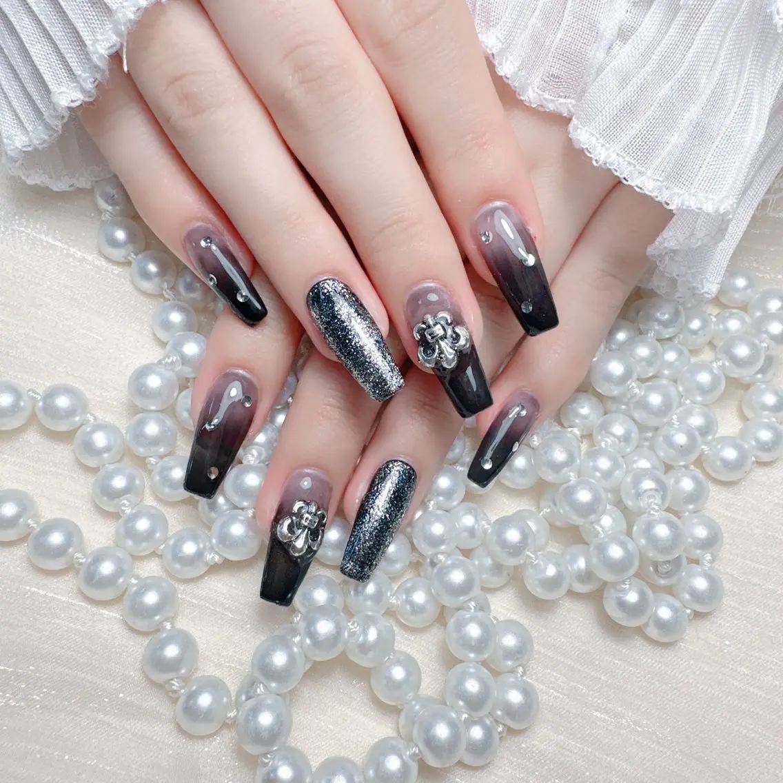 ネイル ハンドネイル M🌷nail 長さだし専門店のネイルデザイン