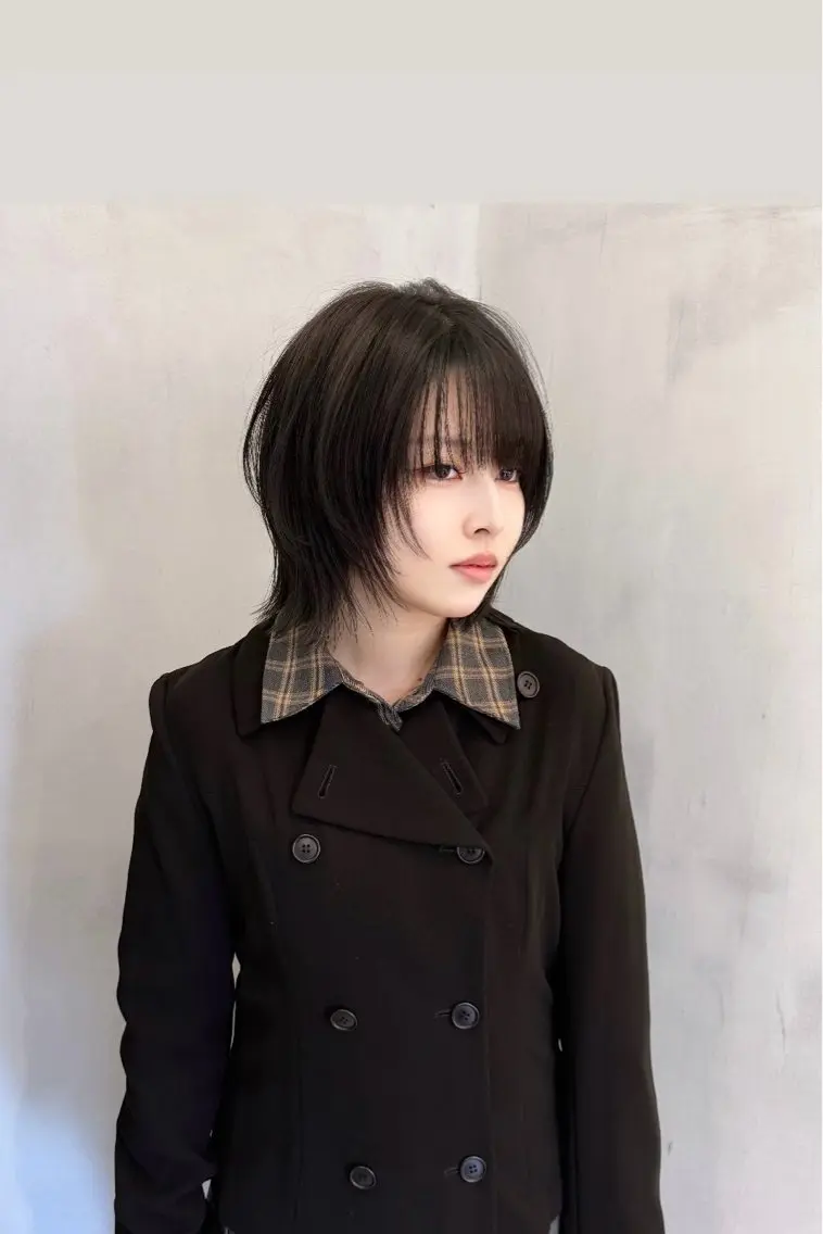ショート レイヤーカット カット ヘアカラー トリートメント レイヤー/ボブ 高嶋 優のヘアスタイル