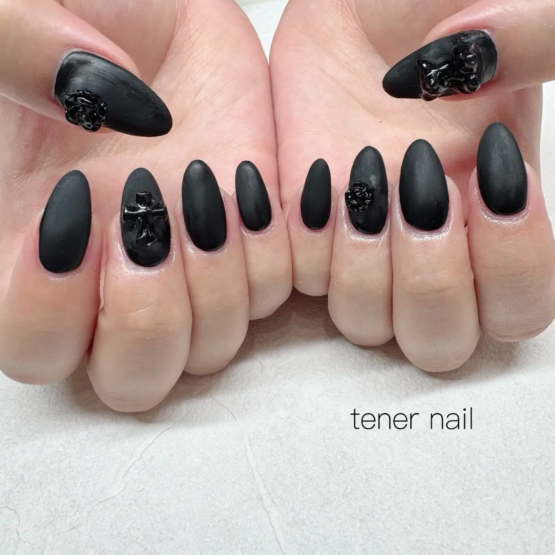ネイル マットネイル ハンドネイル テネルネイル tener nailのネイルデザイン