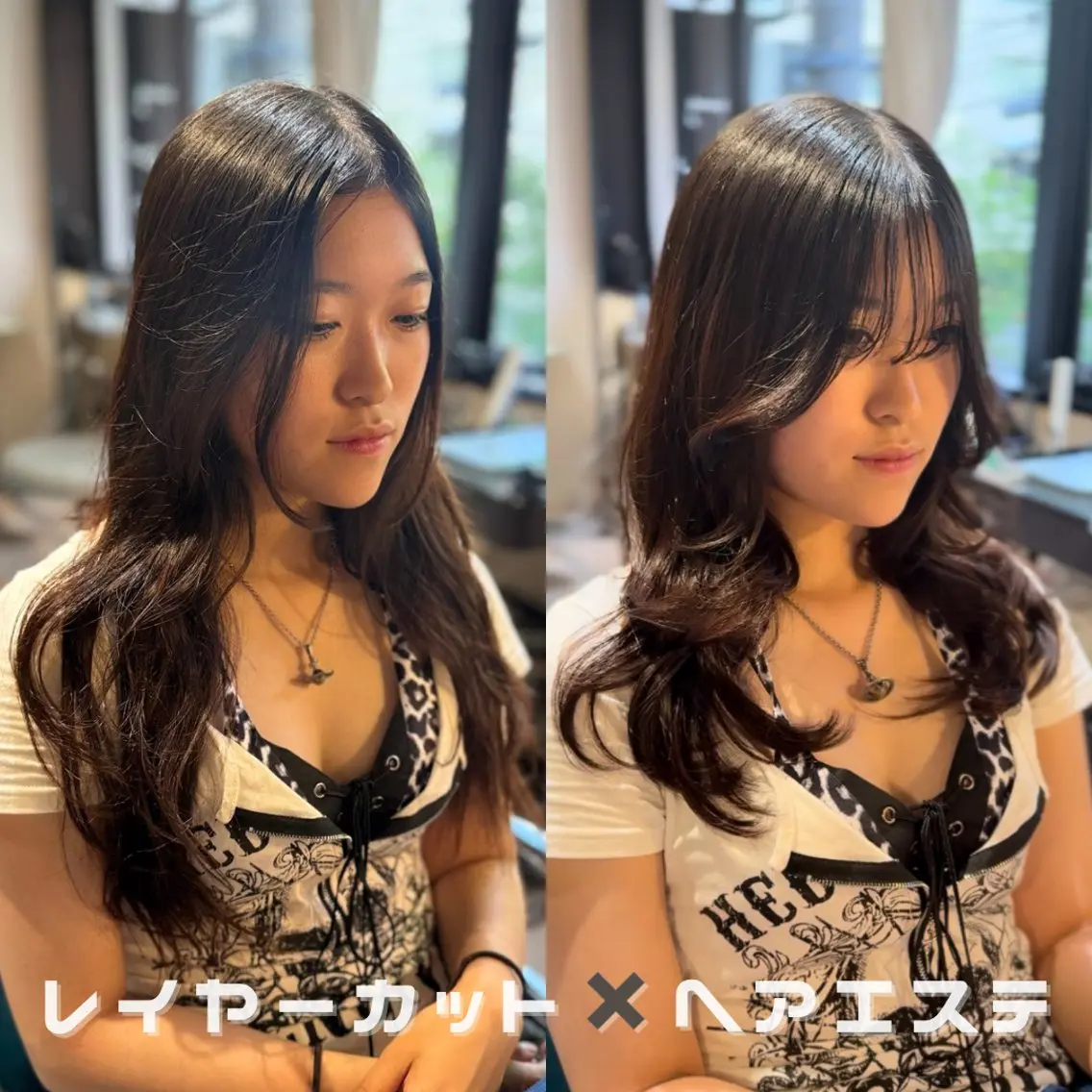 ロング ヘアアレンジ レイヤーカット 艶髪/矯正/髪質改善 ヘアアレンジ/西梅田のヘアスタイル