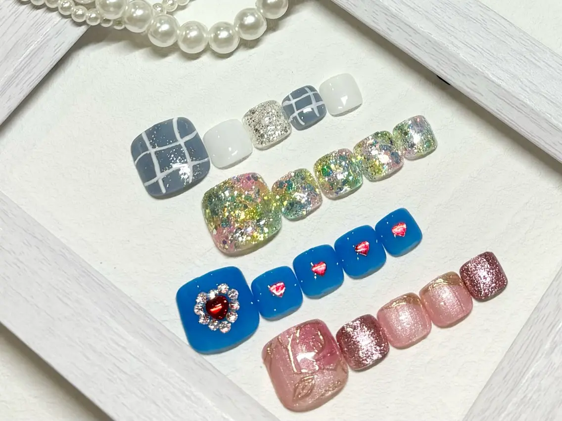 ネイル フットネイル coco ERIKAのネイルデザイン