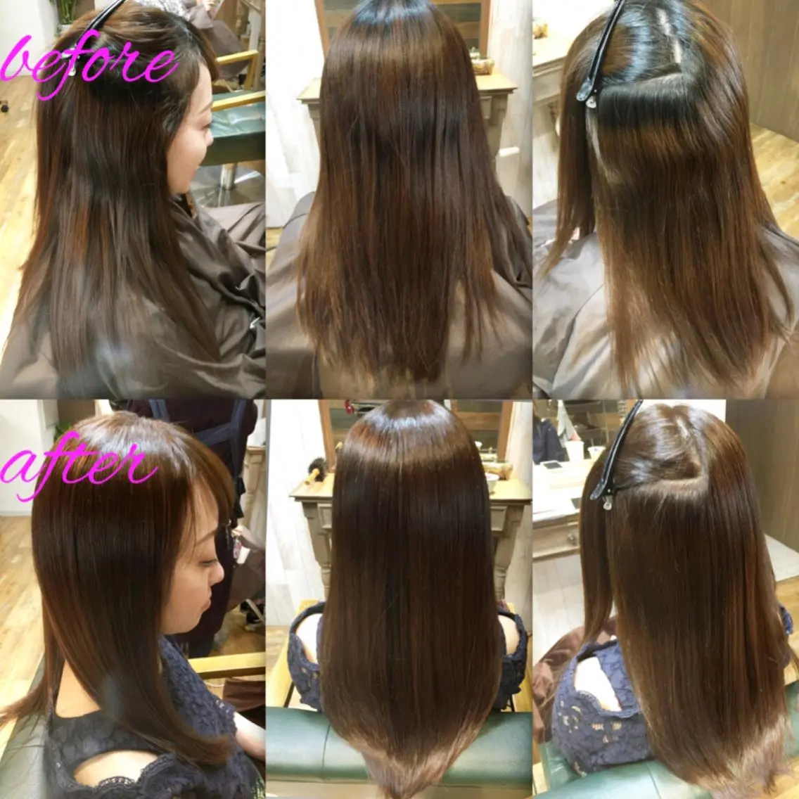 ロング カラー パーマ イルミナカラー ストレートパーマ カット ヘアカラー 縮毛矯正 トリートメント ブリーチ縮毛矯正/ デサキ ショウヘイのヘアスタイル