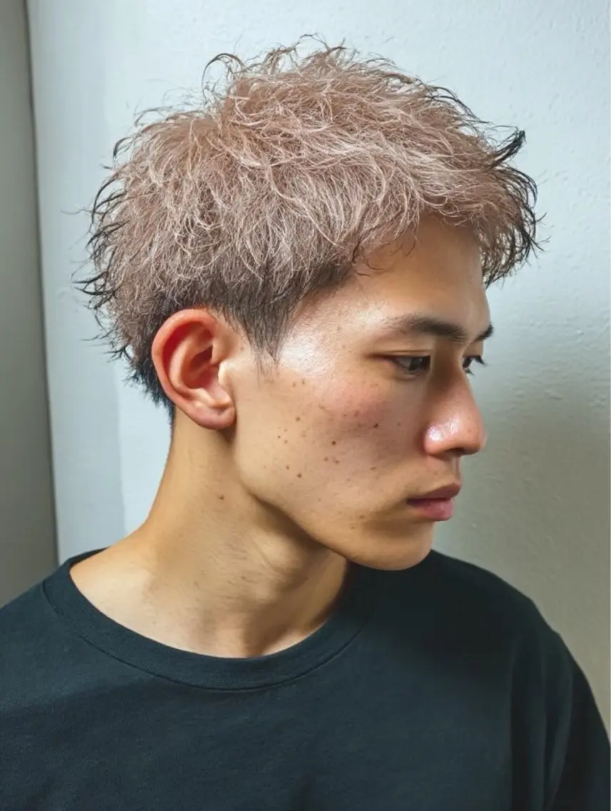 【メンズ限定】メンズカット+ケアブリーチ+カラーの写真