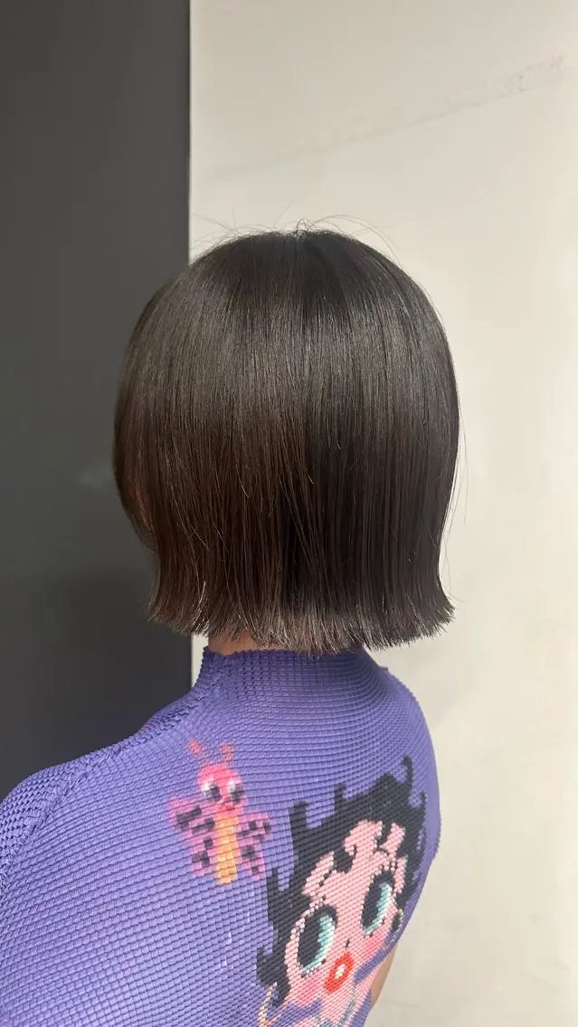 ショート ボブ 外ハネヘア INOSHITA TAEのヘアスタイル