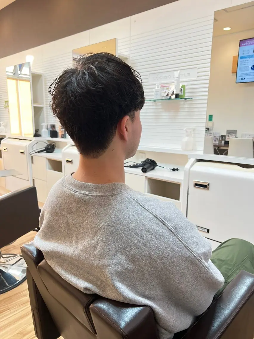 ショート パーマ メンズ メンズパーマ ニュアンスパーマ ヌノメ スエカのヘアスタイル