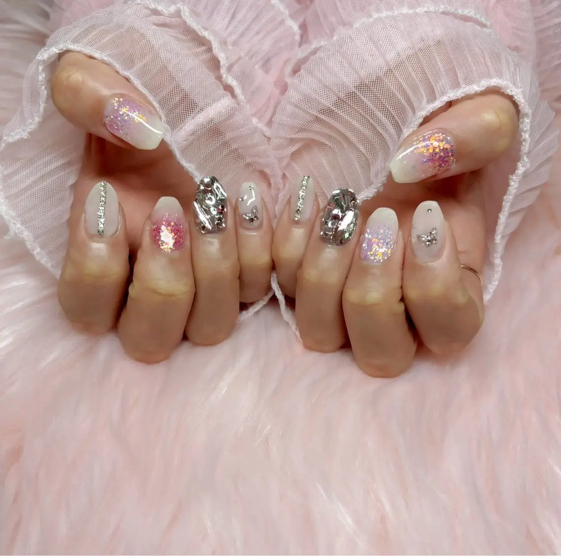 ネイル 春ネイル ハンドネイル Nail Salon macherieのネイルデザイン