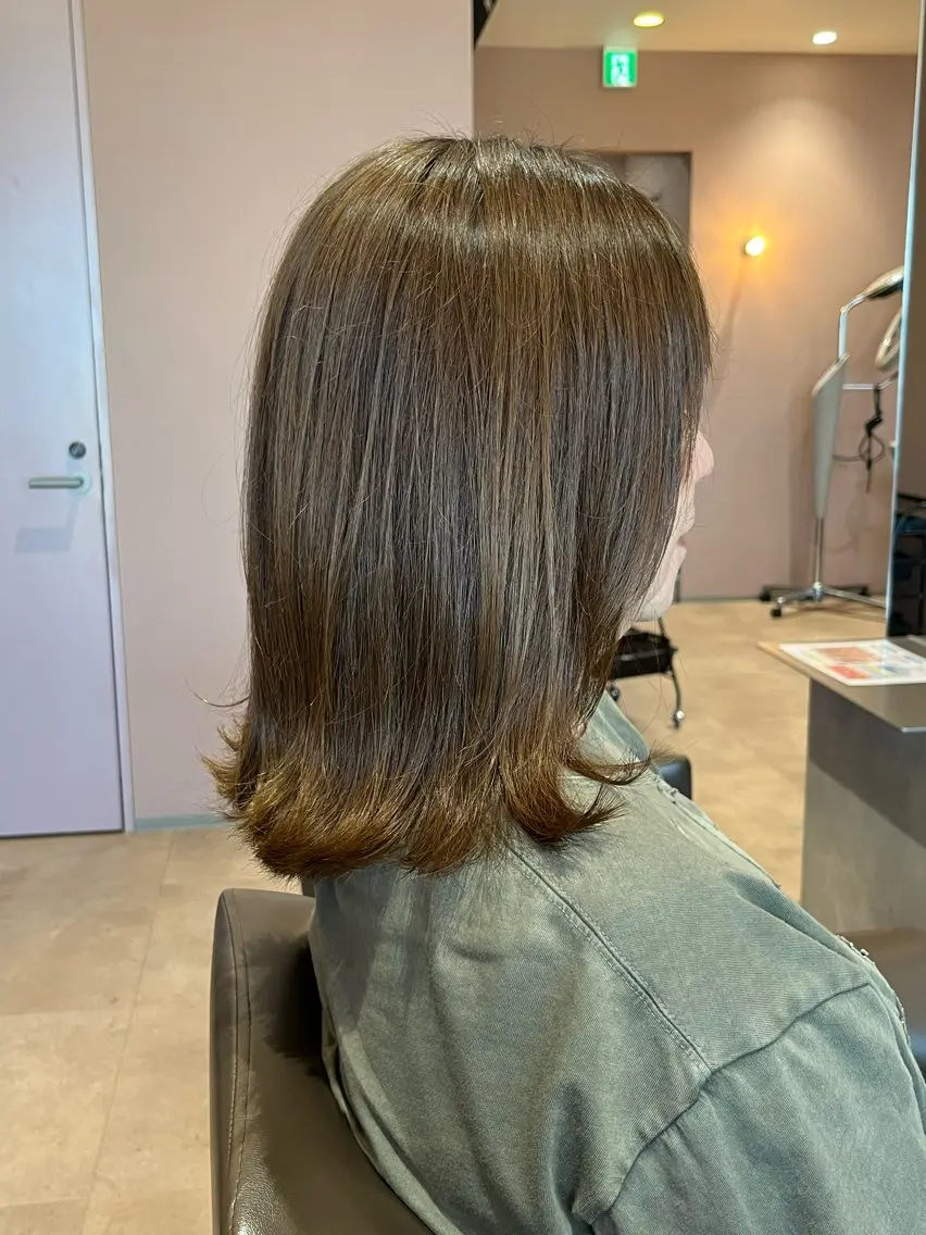 ミディアム ボブ カット 坂本 翔のヘアスタイル