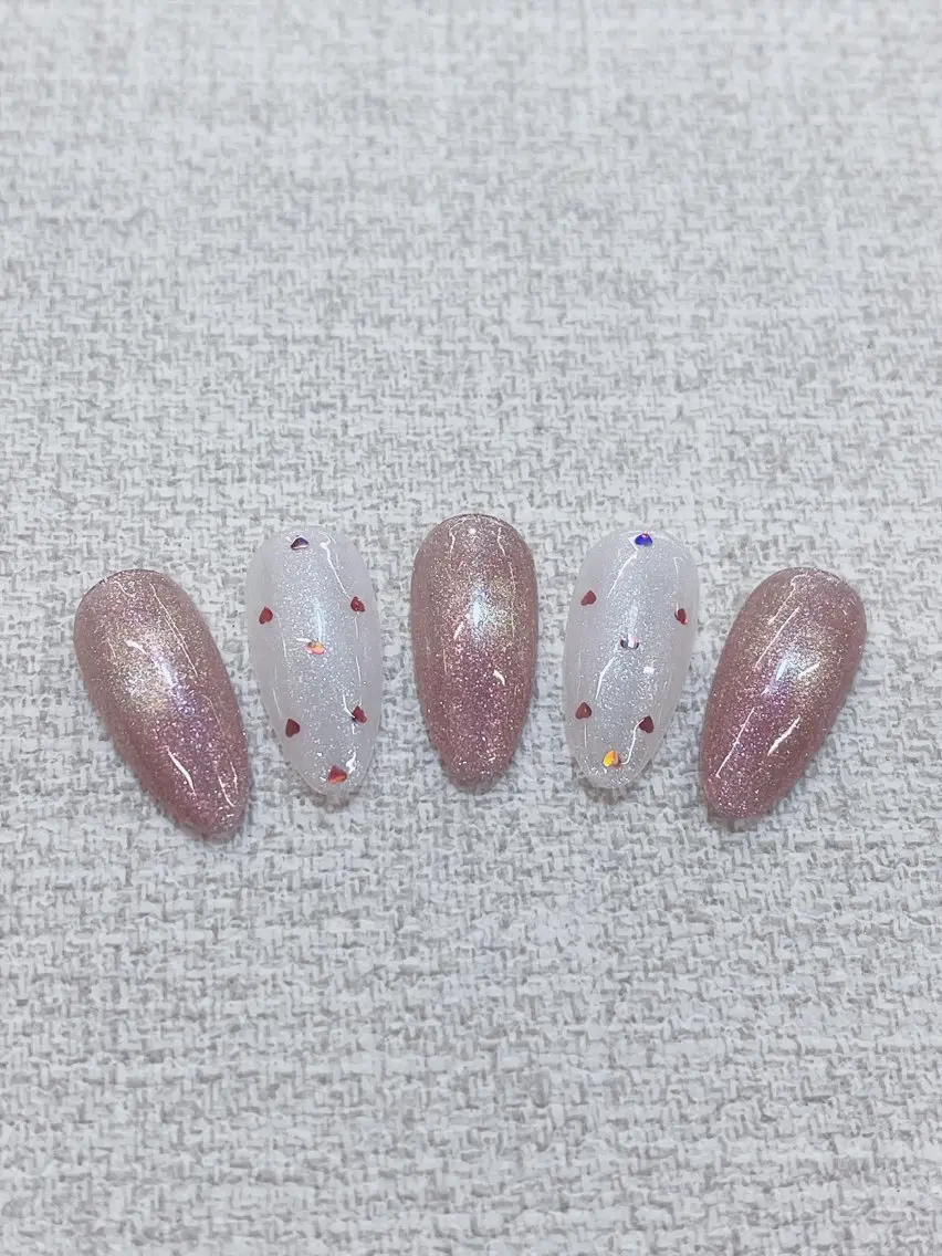 ネイル チークネイル 成人式 フレンチネイル グラデーション 氷ネイル・うるうるネイル ハンドネイル DUO MI nail salonのネイルデザイン