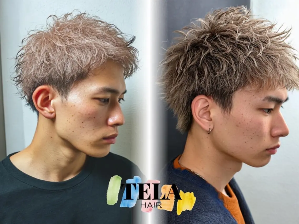 【ミニモ限定メンズ】カット+オイルカラー+電気ブラシ頭皮ケア ¥4900の写真