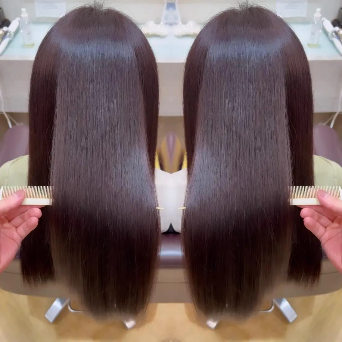 ロング カラー バイオレットカラー 🫧髪質改善×艶髪 🫧根本泰成🫧のヘアスタイル