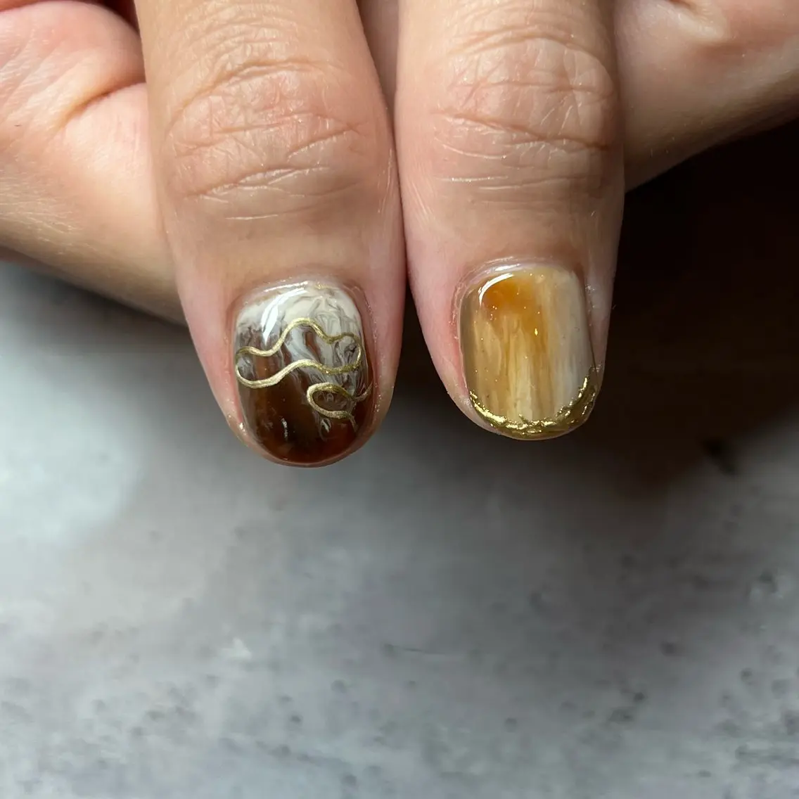 メンズ ネイル ニュアンスネイル ハンドネイル ʀᴀɪ ɴᴜᴀɴᴄᴇのネイルデザイン