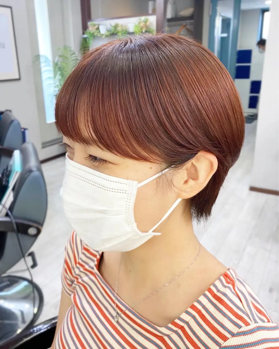 ショート カラー ショートヘア ＊横浜駅＊ 金子 誠也のヘアスタイル