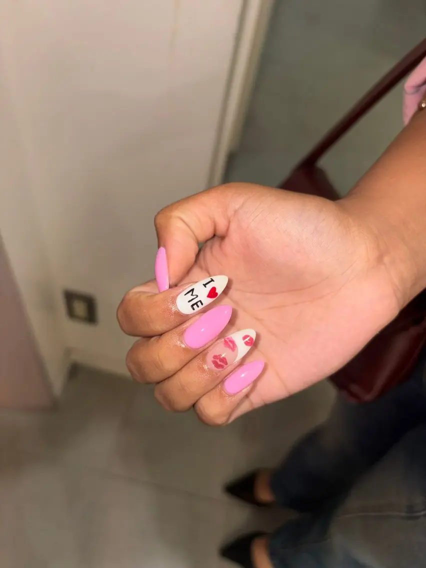 ネイル ハンドネイル 33nail✴️栄 スミレ❇️Gel-xのネイルデザイン