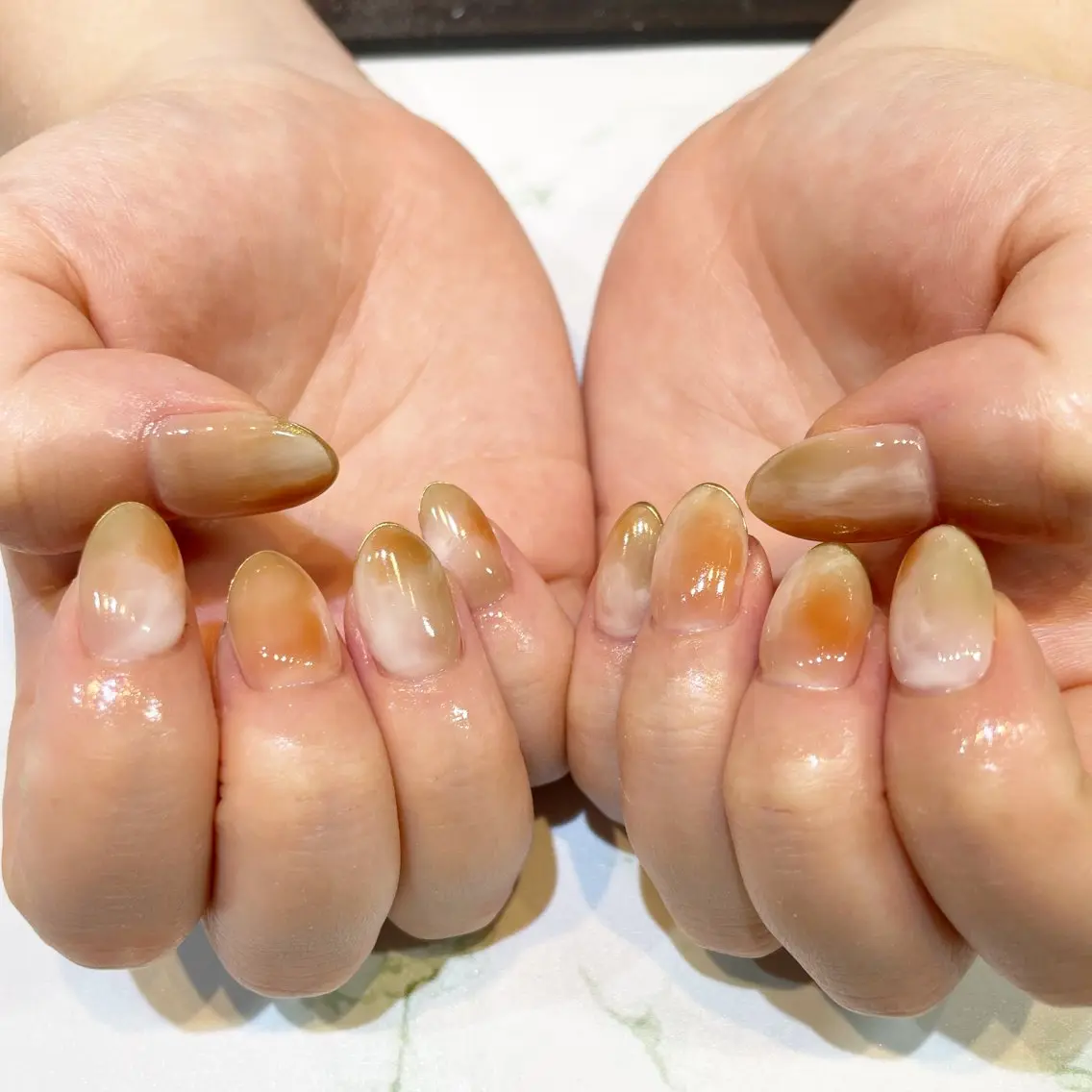 ネイル フラッシュネイル フットネイル ジェルネイル マグネットネイル ニュアンスネイル ハンドネイル 糀屋 彩奈のネイルデザイン