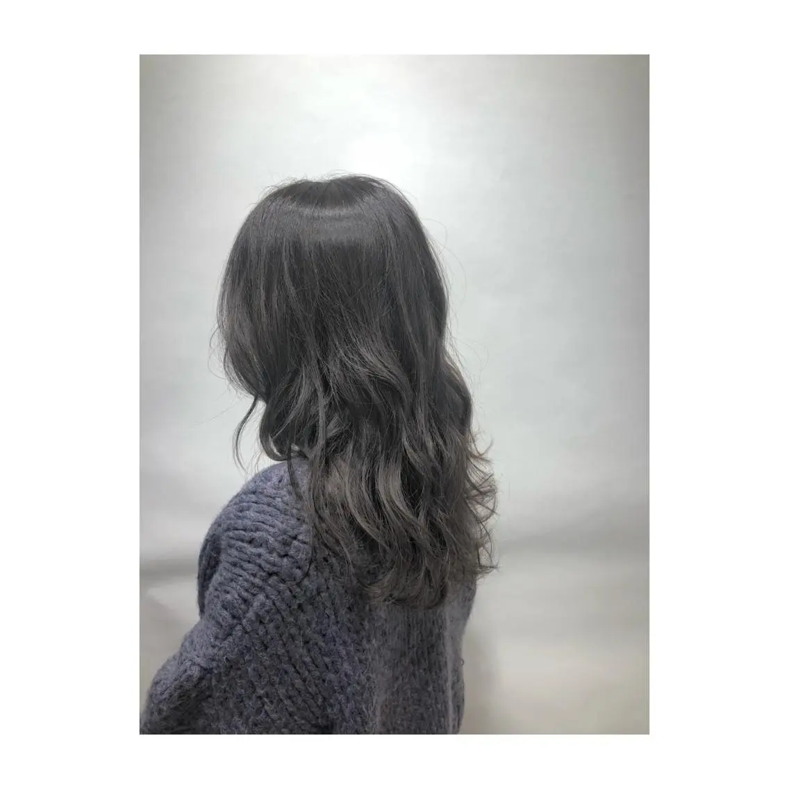 セミロング カラー 中野 竜介のヘアスタイル