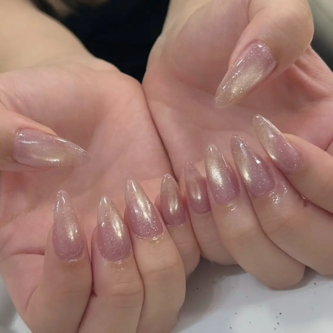 ネイル マグネットネイル マグネットワンカラー ワンカラーネイル ハンドネイル Rani Nailのネイルデザイン