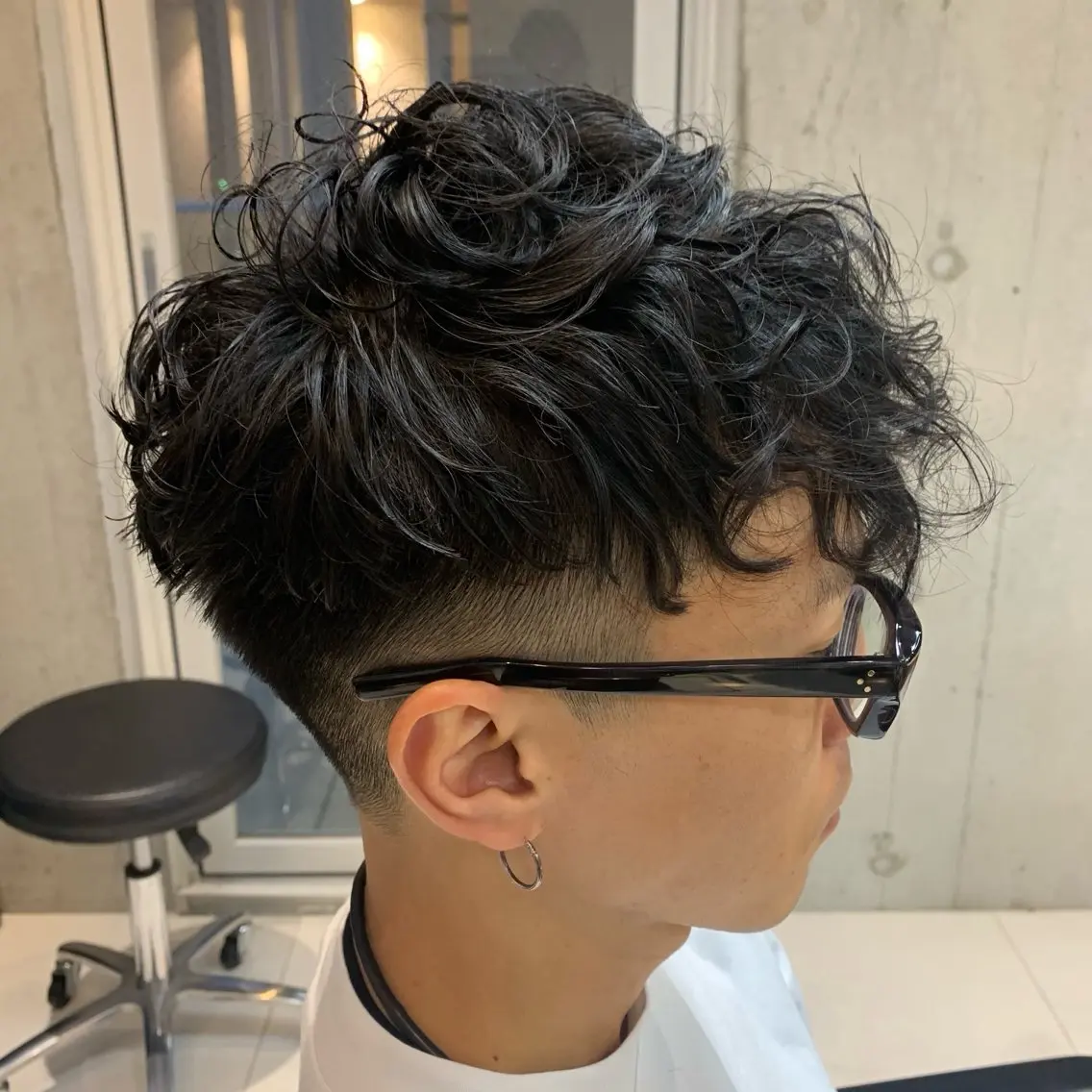 メンズ カット パーマ Lino by hoNuaのヘアスタイル