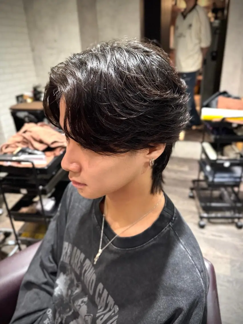 メンズカットパーマ🔥15000円→7500円の写真