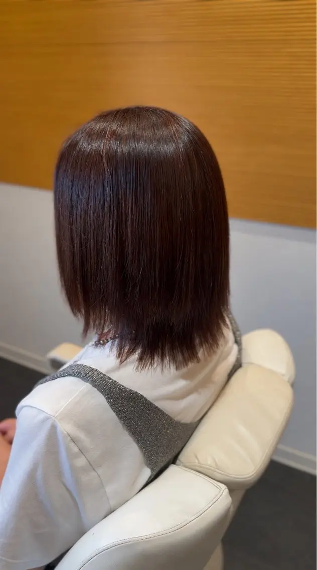 ミディアム 縮毛矯正 トリートメント カット ヘアカラー 縮毛矯正 トリートメント 美髪縮毛矯正 ✨be:up✨のヘアスタイル