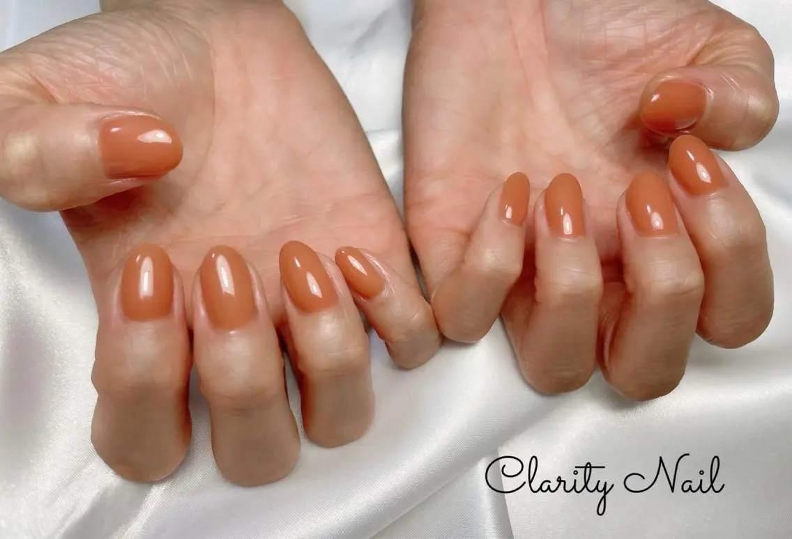 ネイル ワンカラーネイル ハンドネイル Clarity Nailのネイルデザイン