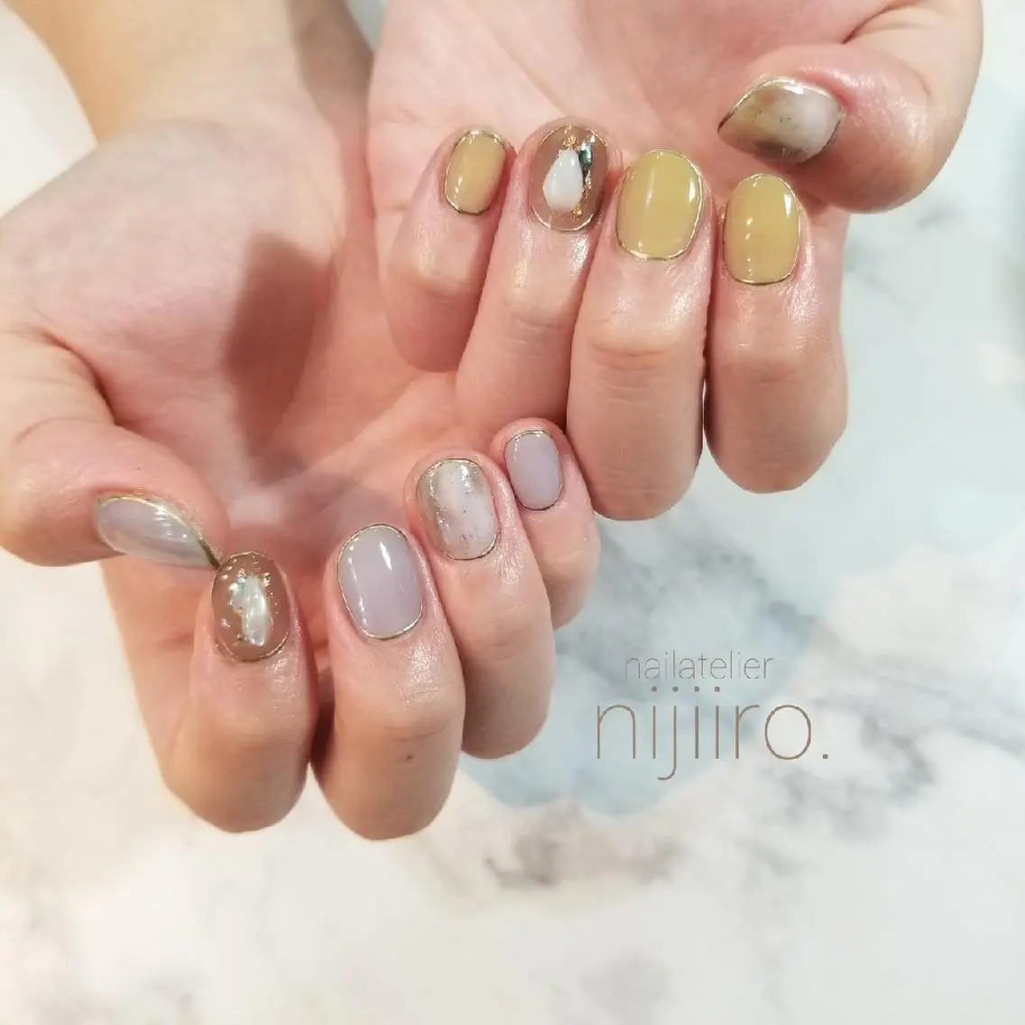ネイル ハンドネイル nijiiro🌈 サトウのネイルデザイン
