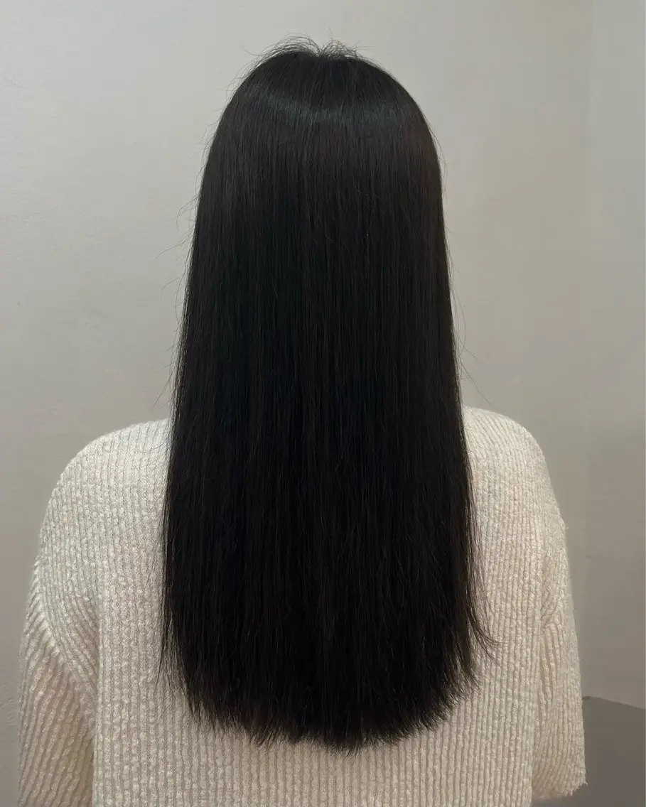 ロング カラー ブリーチ ブラウンカラー 透明感カラー ダークブラウン デザインカラー ヘアカラー トリートメント sayuri /大阪・心斎橋美容師のヘアスタイル